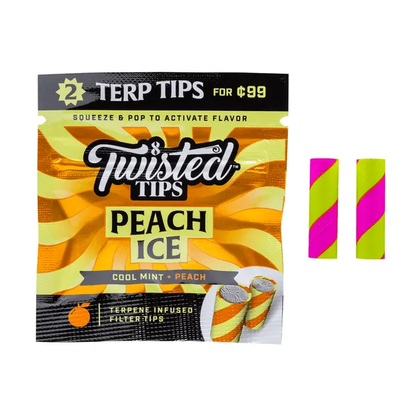 Twisted Tips Peach Ice Filter Tips
