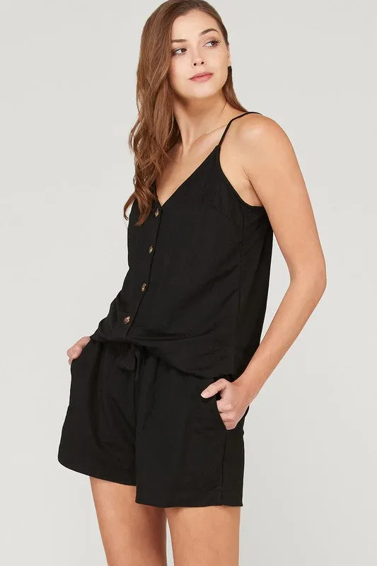 VENICE BUTTON DOWN CAMI-