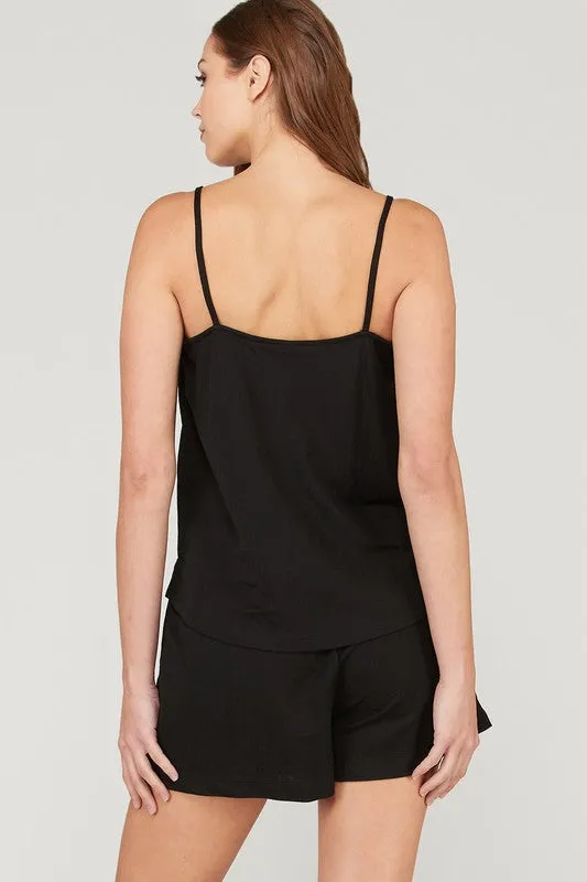 VENICE BUTTON DOWN CAMI-