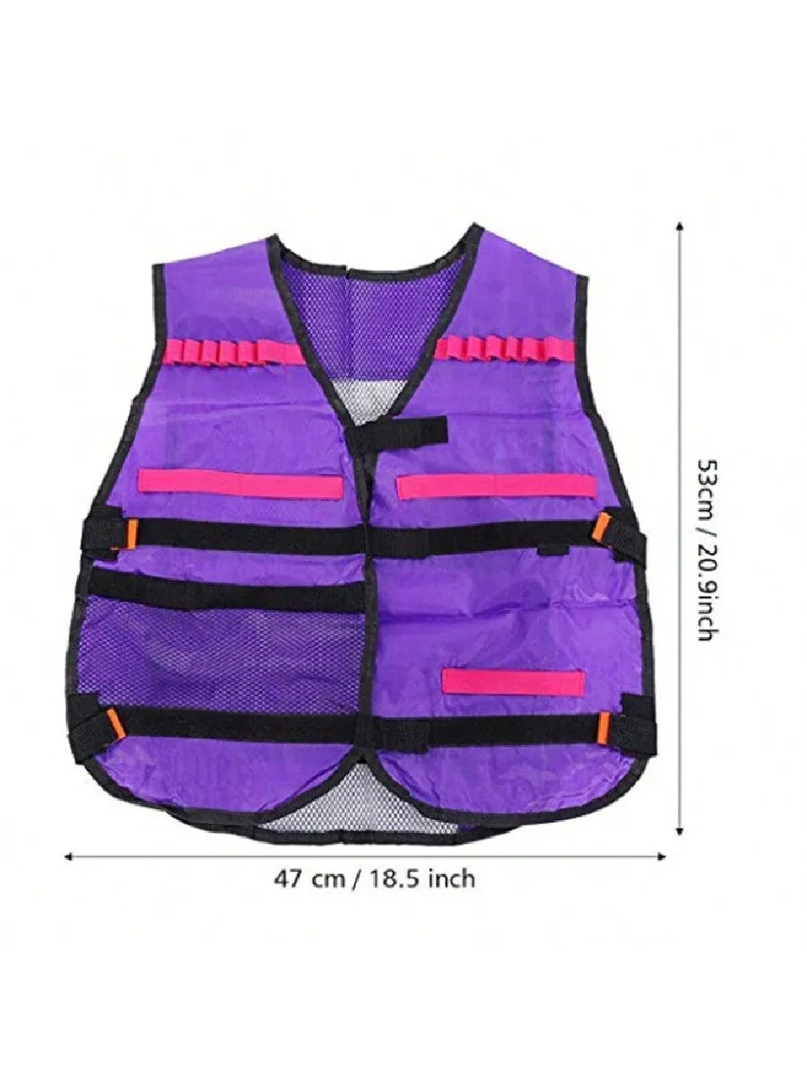 Vest Kit Suitable For Nerf Guns, Includes Refill Darts, Dart Pouches, Reloading Clips, Mask, Wristbands And Protective Goggles, Suitable For Outdoor Games, Christmas Gifts,Gun,Nerf Gun,Toy Gun