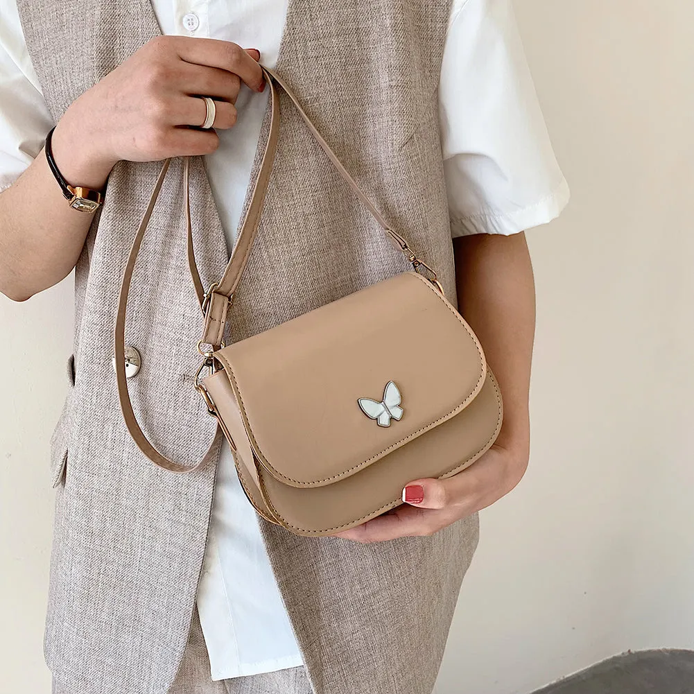 Vintage Square Leather Messenger Bags
