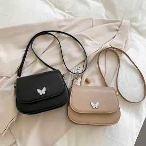 Vintage Square Leather Messenger Bags