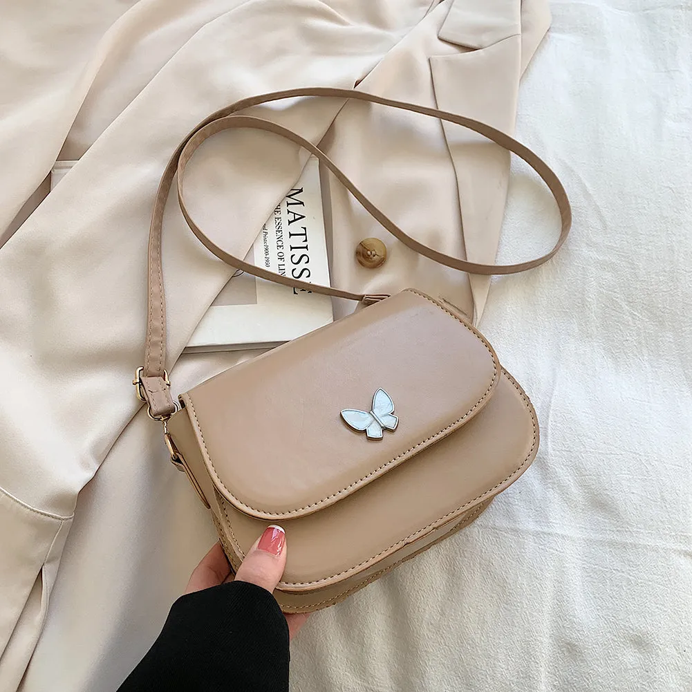 Vintage Square Leather Messenger Bags