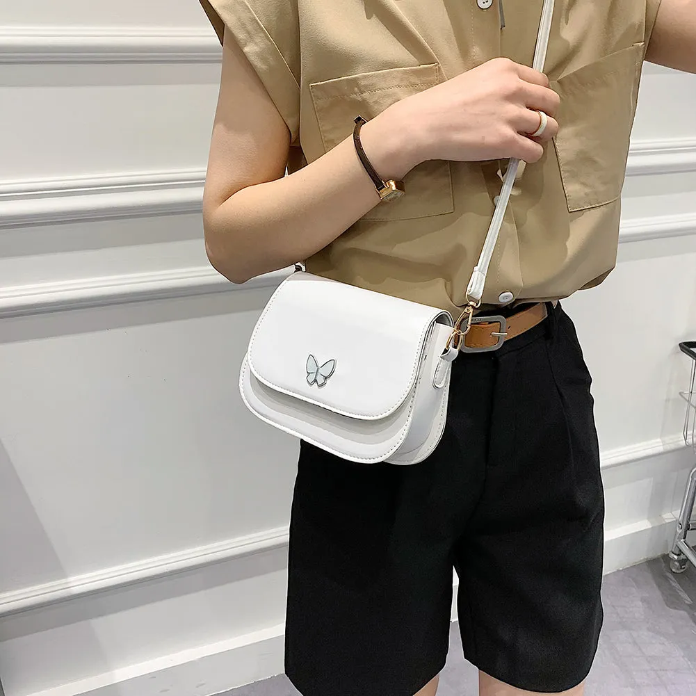 Vintage Square Leather Messenger Bags