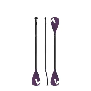 Wave Kids SUP & Kayak Aluminium Paddle in Purple
