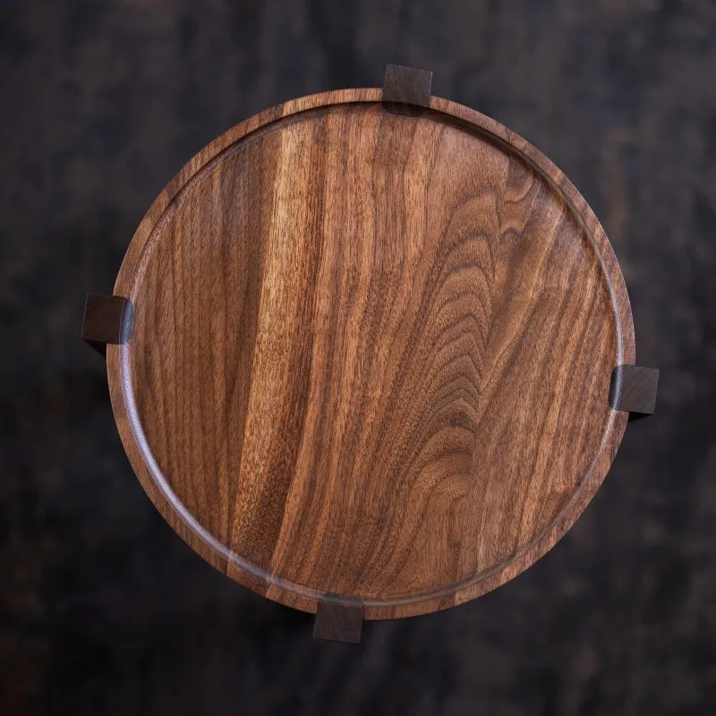 Waverly Side Table | Modern Round Wood Side Table