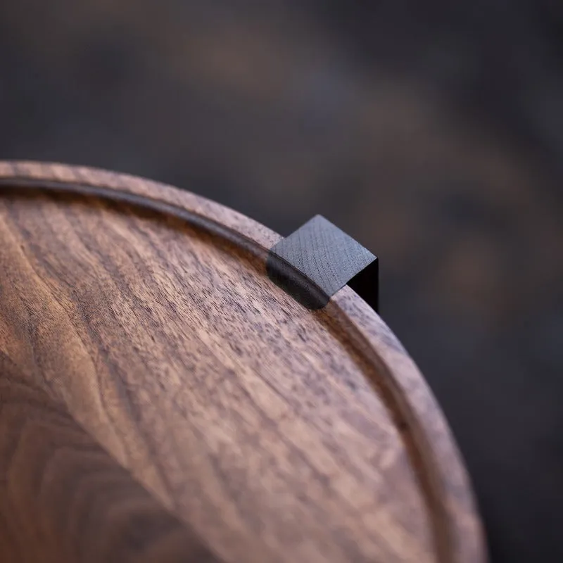Waverly Side Table | Modern Round Wood Side Table