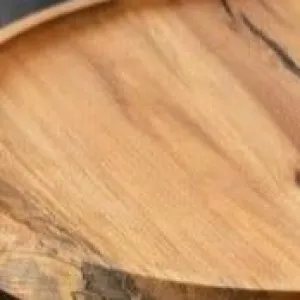 Waverly Side Table | Modern Round Wood Side Table