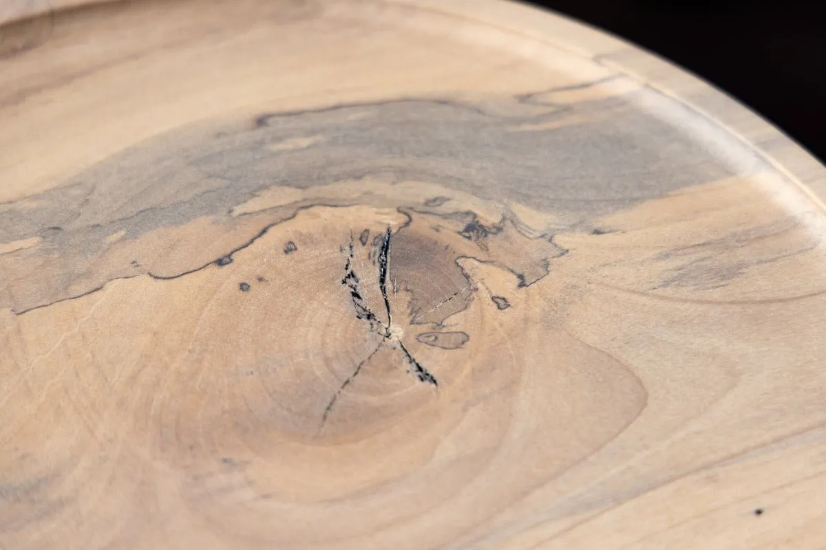 Waverly Side Table | Modern Round Wood Side Table