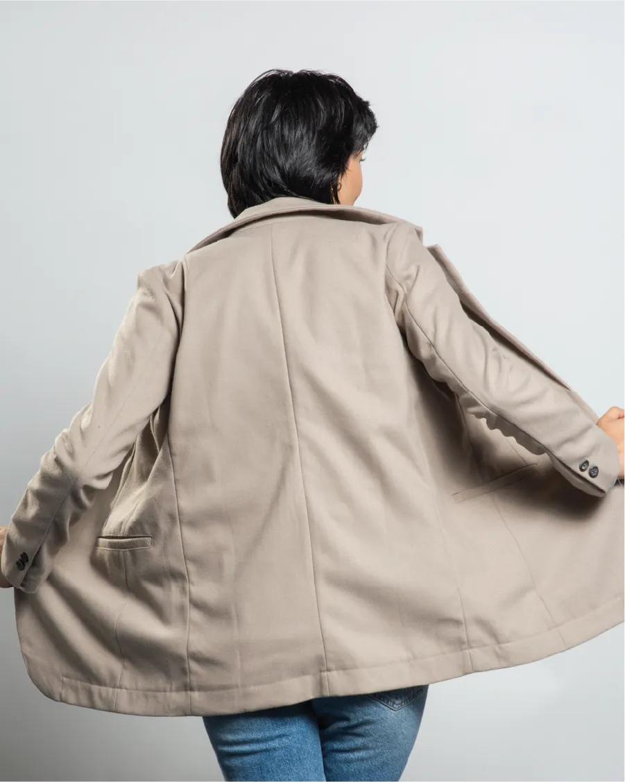 Wheatley Faux-Wool Suit Jacket