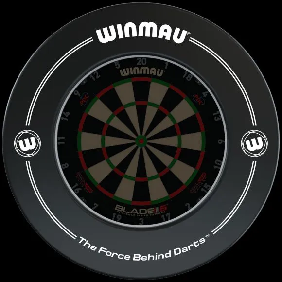 Winmau Black Dartboard Logo Surround