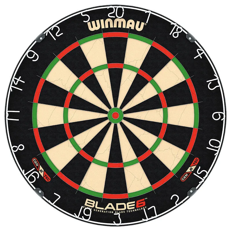 Winmau Blade 6 Dartboard with Surround