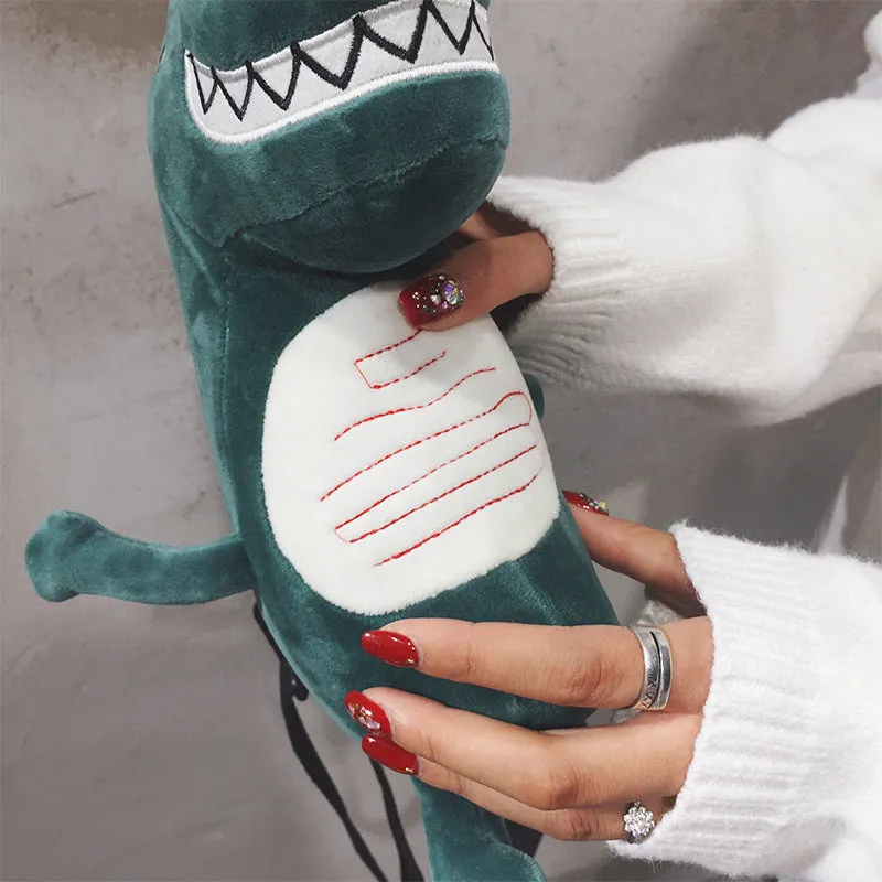 Women's Cartoon Dinosaur Doll Cute Personality Ugly Shoulder Bags