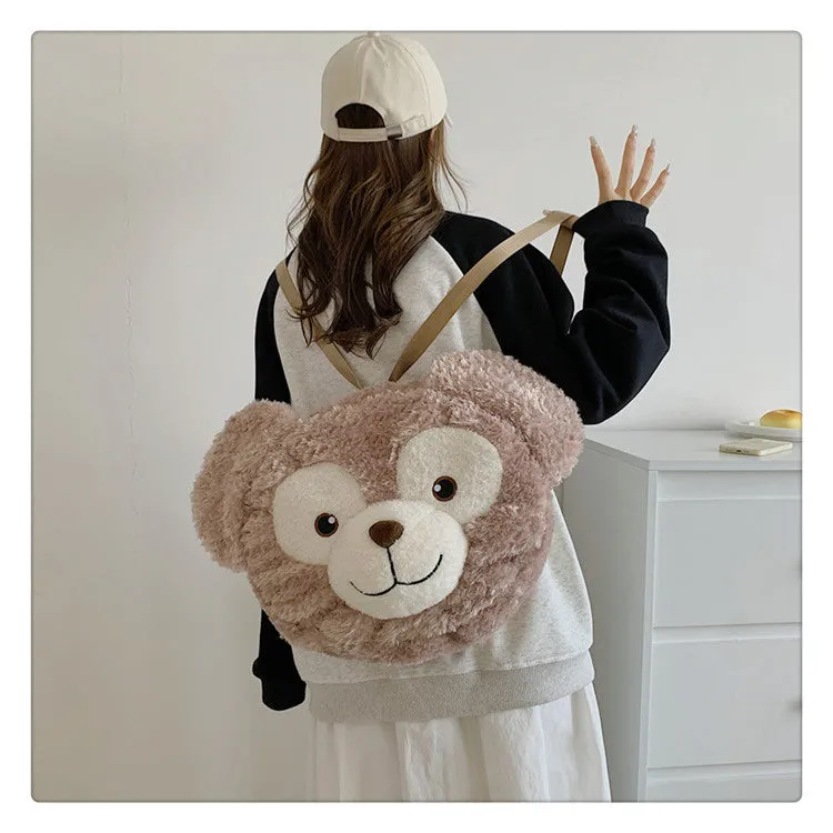 Women's Plush Clow Make-up Cute Birthday Bags