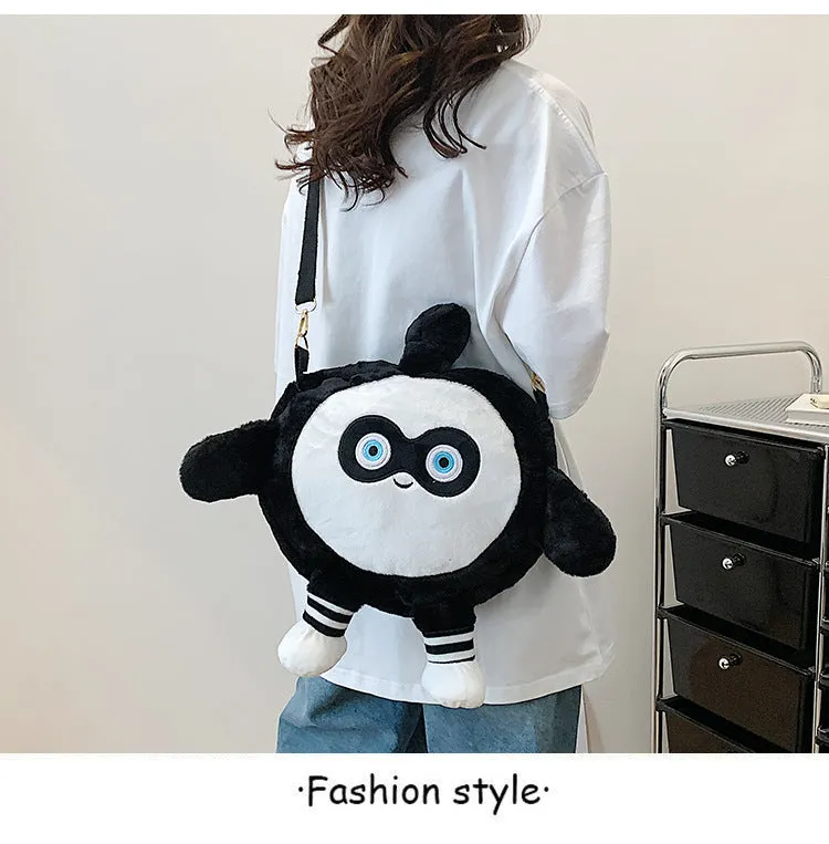 Women's Plush Clow Make-up Cute Birthday Bags