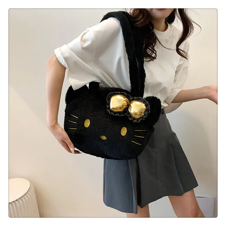 Women's Plush Clow Make-up Cute Birthday Bags