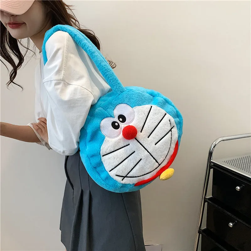 Women's Plush Clow Make-up Cute Birthday Bags