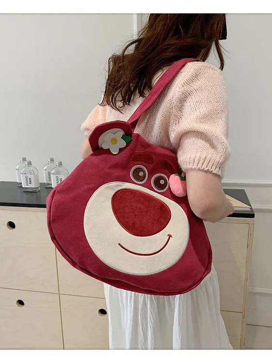 Women's Plush Clow Make-up Cute Birthday Bags