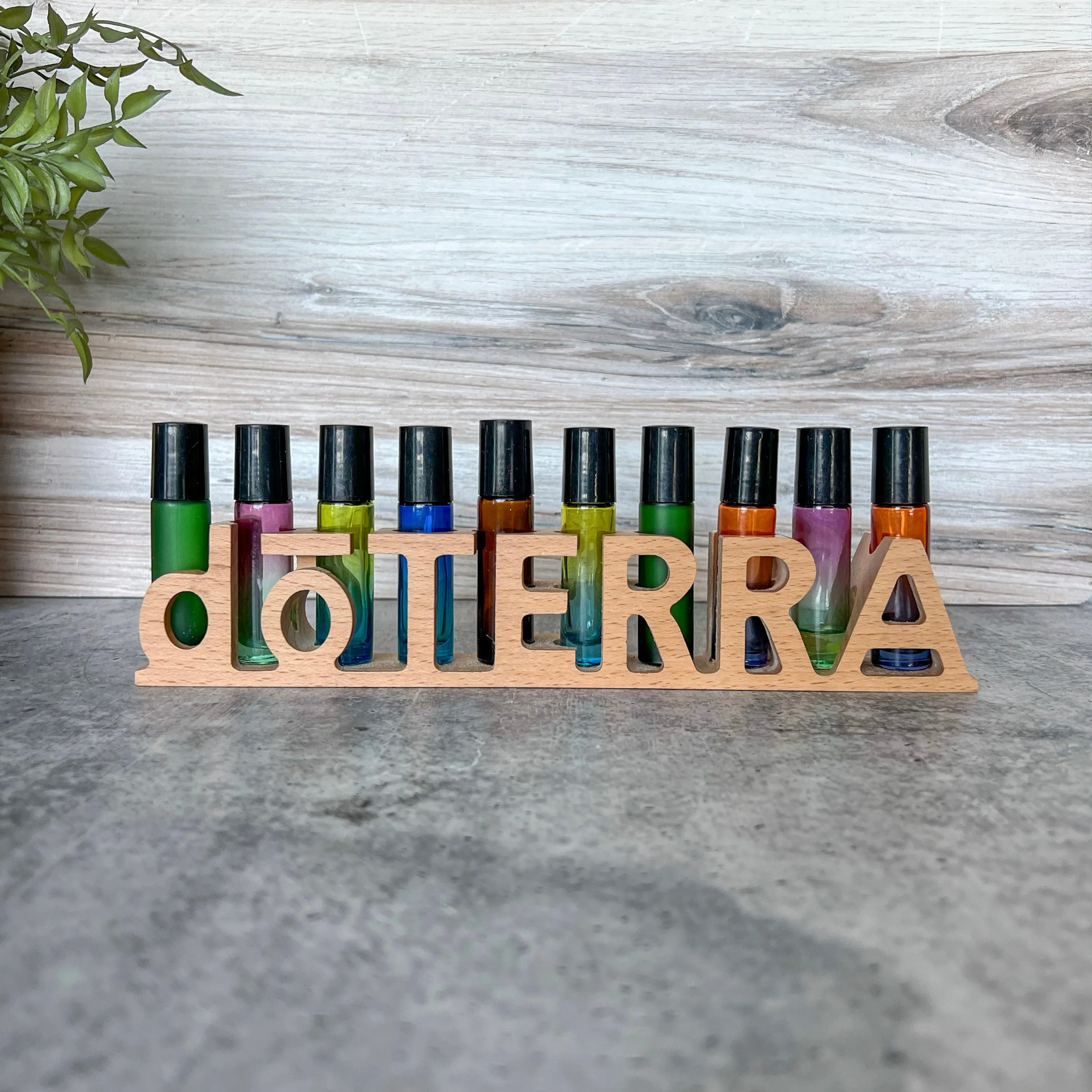 Wooden doTERRA Roller Bottle Display