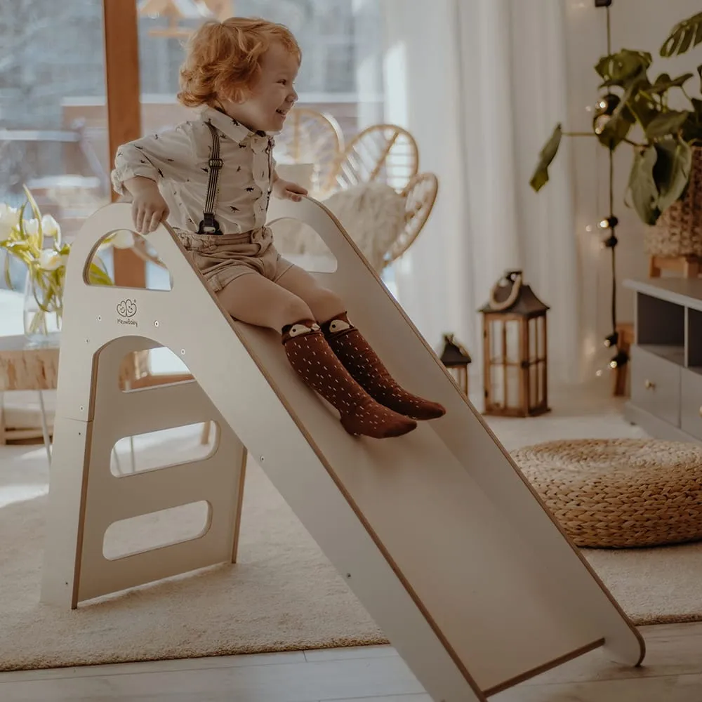 Wooden Indoor Slide for Kids By MeowBaby